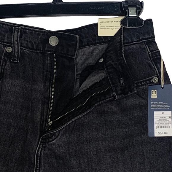 Universal Thread NWT Boyfriend Jeans Black 5 Working Pockets Belt Loops Size 25R - Picture 5 of 11